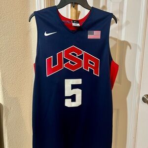 Nike Kevin Durant Team USA Basketball Jersey (Navy) - Excellent Used Condition